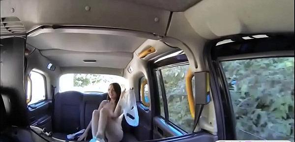  Small tits amateur passenger gets nailed by the driver